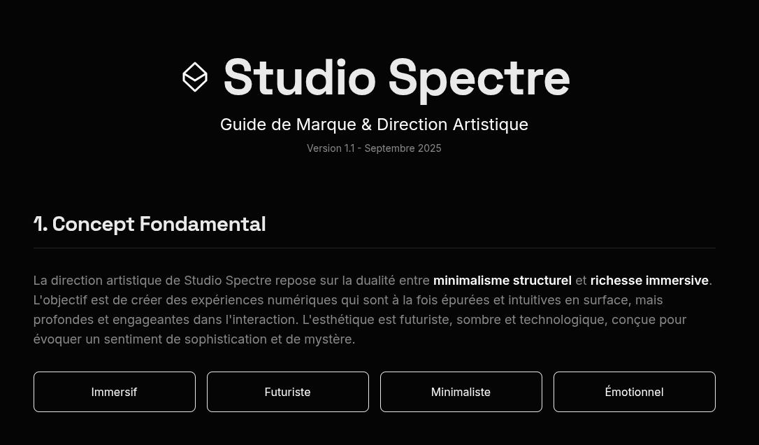 Exemple de direction artistique 2