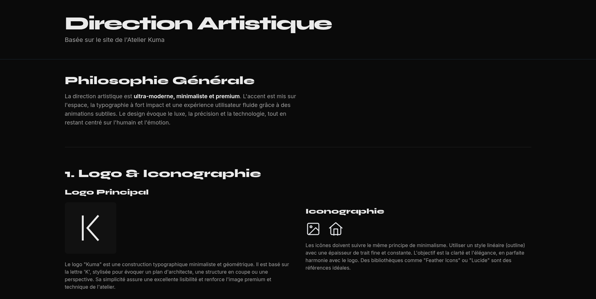 Exemple de direction artistique