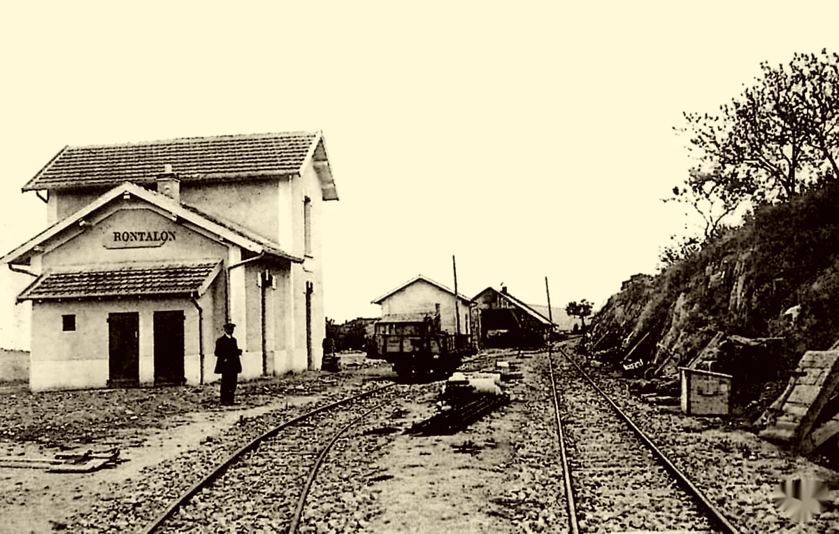 Halte de Rontalon, altitude 450m